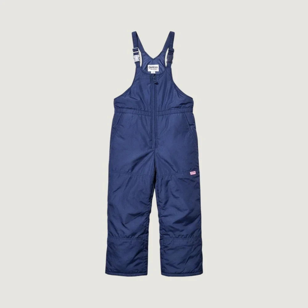 OshKosh B'gosh Kids Blue Insulated Snow‎ Bib Overalls Size 10 Ski Pants Outdoor